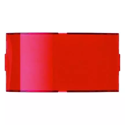  артикул 1289 название Berker Защитная пластина для накладки информационного светового сигнала цвет: красный Комплектующие