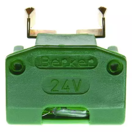  артикул 1618 название Berker Элемент подсветки для одноклавишных выключателей / кнопок цвет: зеленый ISO-Panzer IP44