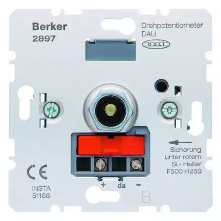  артикул 2897 название Berker Поворотный потенциометр DALI  Домашняя электроника