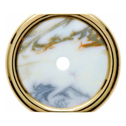  артикул 109510 название Berker Декоративная промежуточная накладка для поворотных выключателей/кнопок цвет: белый Palazzo