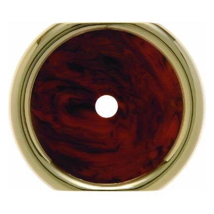  артикул 109511 название Berker Декоративная промежуточная накладка для поворотных выключателей/кнопок цвет: коричневый Palaz