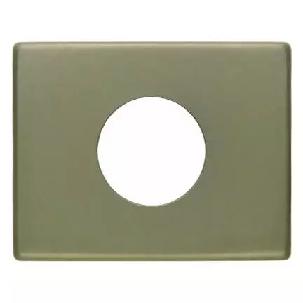  артикул 11650101 название Berker Центральная панель для нажимной кнопки и светового сигнала Е10 цвет: светло-бронзовый, металл