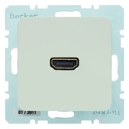  артикул 33154202 название Berker BMO HDMI M2 цвет: белый