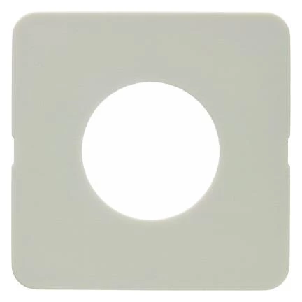  артикул 123402 название Berker Центральная панель для нажимной кнопки и светового сигнала Е10 цвет: белый, с блеском Modul 2