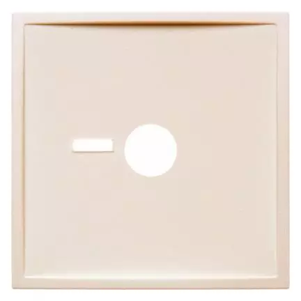  артикул 12368982 название Berker Центральная панель для пневматической кнопки вызова с линзой цвет: белый, с блеском Berker S.