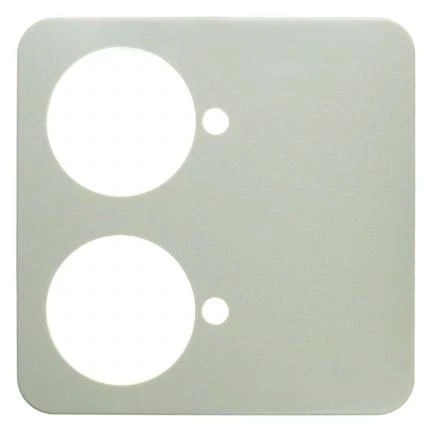  артикул 128812 название Berker Центральная панель для кнопки присутствия/кнопки присутствия-вызова цвет: белый, с блеском Mo