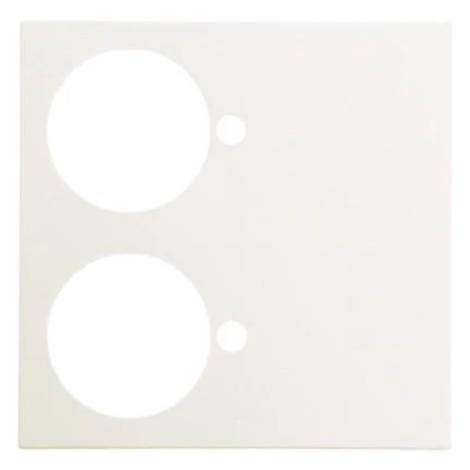  артикул 12888912 название Berker Центральная панель для кнопки присутствия/кнопки присутствия-вызова цвет: белый, с блеском Be