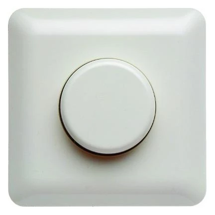  артикул 113002 название Berker Панель с регулирующей кнопкой для поворотных диммеров цвет: белый, с блеском Modul 2
