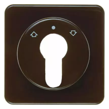  артикул 151811 название Berker Центральная панель для жалюзийного замочного выключателя/кнопки цвет: коричневый, с блеском В