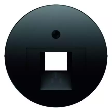  артикул 14072045-EPUAE8UPOK5 название Розетка компьютерная 1-ая кат.5е, RJ-45 (интернет), цвет Черный, R.1/R.3, Berker