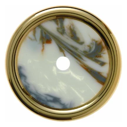  артикул 109020 название Berker Декоративная оконечная накладка для поворотных выключателей/кнопок цвет: белый Palazzo