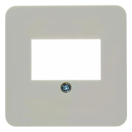  артикул 103302 название Berker Центральная панель для розетки TAE цвет: белый, с блеском Modul 2