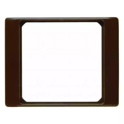  артикул 11080101 название Berker Переходная рамка для центральной панели 50 x 50 мм цвет: коричневый, с блеском Berker Arsys