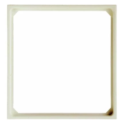  артикул 11099082 название Berker Переходная рамка для центральной панели 50 x 50 мм цвет: белый, с блеском Berker S.1