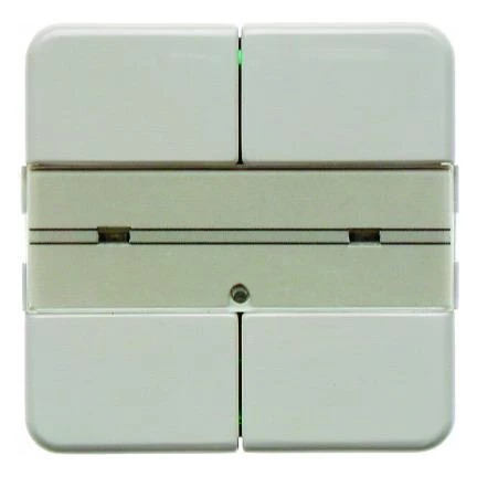  артикул 75162012 название Berker Клавишный сенсор с полем для надписей, 2-канальный цвет: белый, с блеском Modul 2