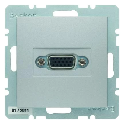  артикул 3315411404 название Berker BMO VGA-PCB B.x цвет: алюминевый матовый