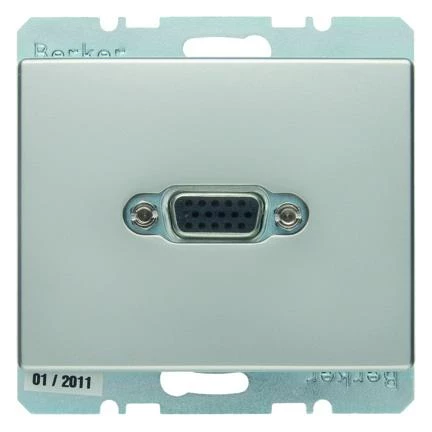  артикул 3315419004 название Berker BMO VGA-PCB AS цвет: лакированный алюминий