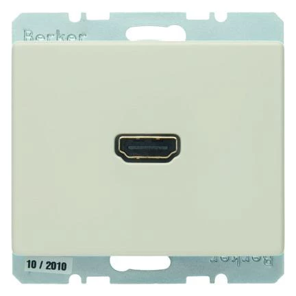  артикул 3315420002 название Berker BMO HDMI AS цвет: белый