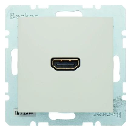  артикул 3315428982 название Berker BMO HDMI S1 цвет: белый