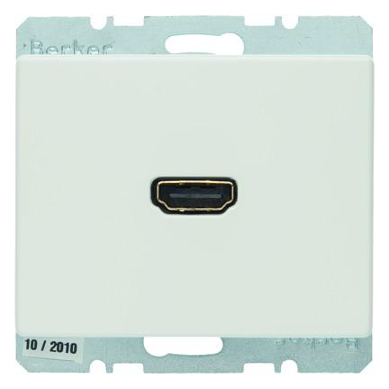  артикул 3315430069 название Berker BMO HDMI-CABLE AS цвет: полярная белезна