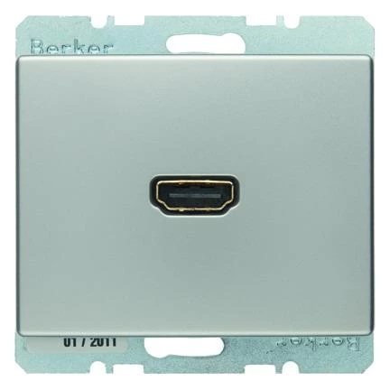  артикул 3315439004 название Berker BMO HDMI-CABLE AS цвет: лакированный алюминий